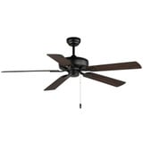 Super Max 5 Blade Ceiling Fan 14.5 Inches Tall and 52 Inches Wide by Maxim  - 88935
