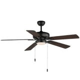 Super Max 5 Blade Ceiling Fan with Light Kit 52 Inch Wide by Maxim  - 88937