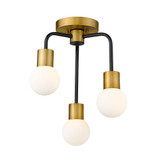 Neutra 3 Light 14 Inch Wide Flush Mount by Z-Lite - 621-3SF