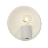 Ambiance 1 Light Shield Wall Sconce 10.25 Inch Wide by Justice Design - CER-7051