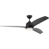 Avila Coastal 3 Blade Ceiling Fan with Light Kit 60 Inches Wide by VC Fan - 3AVLCR60