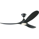 Maverick LED 3 Blade Ceiling Fan Includes Light Kit 60 Inch Wide by VC Fan - 3MAVR60D