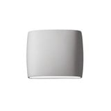 Ambiance ADA Wide Oval Small Close Top Outdoor Wall Mount by Justice Design - CER-8850W
