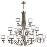 Lacey 18 Light Oversized 3 Tier Chandelier by Kichler - 42396