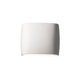 Ambiance 2 Light Wide ADA Oval Open Top Wall Sconce by Justice Design - CER-8855