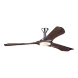 Minimalist Max 3 Blade Ceiling Fan Includes Light Kit 72 Inch W by VC Fan - 3MNLR72D-V1