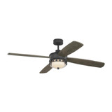 Lemont 4 Blade Ceiling Fan with Light Kit 56 Inch Wide by VC Fan - 4LMR56D