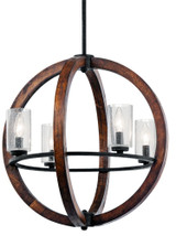 Grand Bank 4 Light Small Chandelier by Kichler - 43185