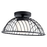 Clevo 1 Light 18 Inch Wide Semi Flush Mount by Elan - 84096
