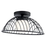 Clevo 1 Light 18 Inch Wide Semi Flush Mount by Elan - 84096