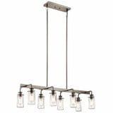 Braelyn 8 Light Small Linear Chandelier by Kichler - 43457