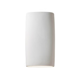 Ambiance 2 Light Cylinder Open Top and Bottom Wall Sconce by Justice Design - CER-8859