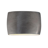 Ambiance Wide ADA Large Oval Wall Sconce Open Top Bottom by Justice Design - CER-8899