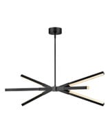 Rae LED Light Oversized Linear Chandelier by Fredrick Ramond - FR30618