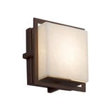 Clouds Avalon 1 Light Outdoor Wall Mount 6.5 Inch Tall by Justice Design - CLD-7561W
