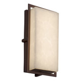 Clouds Avalon 1 Light Outdoor Wall Mount 12 Inch Tall by Justice Design - CLD-7562W