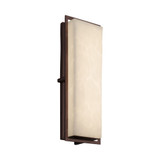 Clouds Avalon 1 Light Outdoor Wall Mount 18 Inch Tall by Justice Design - CLD-7564W