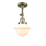 Oxford 1 Light 7.5 Inch Wide Steel Semi Flush Mount by Innovations - 201F-G53
