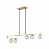 Barrington 5 Light Cord Hung Island 45 Inch Wide by Innovations - 320-5I-G320-5