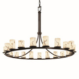 Lumenaria Dakota 21 Light Chandelier by Justice Design FAL-8716-10