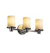Clouds Rondo 3 Light Vanity Light by Justice Design - CLD-8513-10