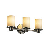 Clouds Rondo 3 Light Vanity Light by Justice Design - CLD-8513-10