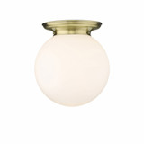 Beacon 1 Light 14 Inch Wide Flush Mount by Innovations - 221-1F-G20-14