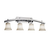 Clouds Archway 4 Light Vanity Light 35.5 Inch Wide by Justice Design - CLD-8594-20