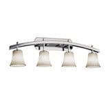 Clouds Archway 4 Light Vanity Light 35.5 Inch Wide by Justice Design - CLD-8594-20