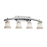 Clouds Archway 4 Light Vanity Light 35.5 Inch Wide by Justice Design - CLD-8594-20
