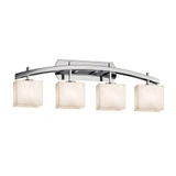 Clouds Archway 4 Light Rectangle Vanity Light by Justice Design - CLD-8594-55