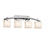 Clouds Archway 4 Light Rectangle Vanity Light by Justice Design - CLD-8594-55
