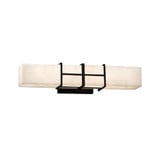 Clouds Structure 1 Light Linear Vanity Light by Justice Design - CLD-8640
