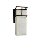Clouds Structure 1 Light Large Outdoor Wall Mount by Justice Design - CLD-8644W