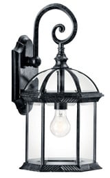 Barrie 1 Light Outdoor Wall Lantern 18.75 Inch Tall by Kichler - 49186