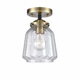 Chatham 1 Light 7 Inch Wide Semi Flush Mount by Innovations - 284-1C-G14