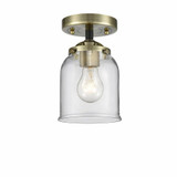 Bell 1 Light 8.13 Inch Length Semi Flush Mount by Innovations - 284-1C-G5