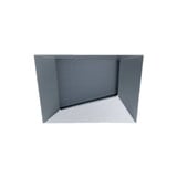 Oculux Architectural 1 LED Square Wall Wash Invisible Trim by WAC  - R3CSWL