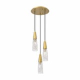 Amherst Brook 3 Light Cord Hung Pendant 11.75 Inch Tall by Innovations - 322-3P-3