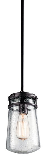 Lyndon 1 Light Outdoor Mini Pendant by Kichler - 49447