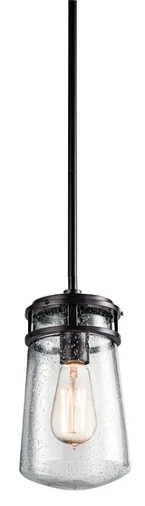 Lyndon 1 Light Outdoor Mini Pendant by Kichler - 49447