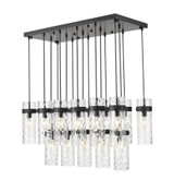 Fontaine 17Light Linear Chandelier 15 Inch Tall X 20.25 Inch Wide By Z-Lite - 7002P5-17L