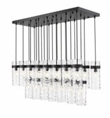 Fontaine 23Light Linear Chandelier 15 Inch Tall X 20.25 Inch Wide By Z-Lite - 7002P5-23L
