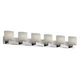 Clouds Modular 6 Light Vanity Light by Justice Design - CLD-8926-30