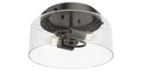 Hartland 2 Light 11.5 Inch Wide Flush Mount by Hunter Fans - 19014