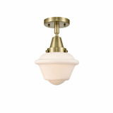 Oxford 1 Light 7.5 Inch Wide Steel Flush Mount by Innovations - 447-1C-G53