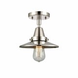 Railroad 1 Light 7 Inch Tall Flush Mount by Innovations - 447-1C-M1-M7