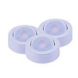 CounterMax MX LD AC 12W 3000K 3 LED Under Cabinet Disc Light by Maxim  - 53835