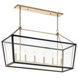 Delvin 6 Light Small Linear Chandelier by Kichler - 52622