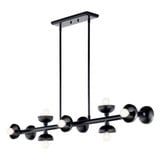 Palta 10 Light Modern Linear Chandelier by Kichler - 52645